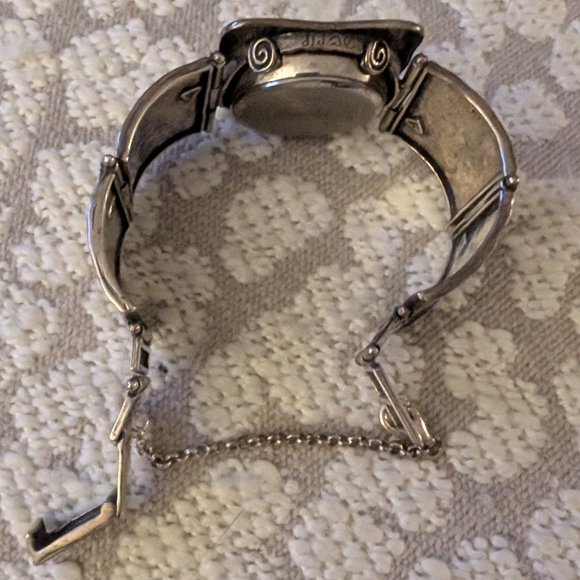 Silpada T1372 Chunky Sterling Silver Square Link Watch